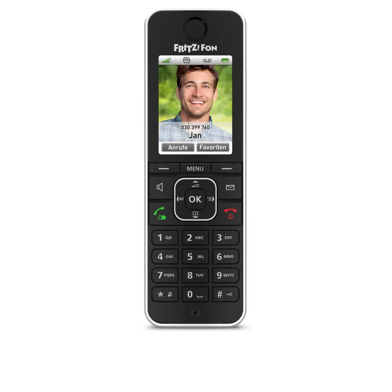 Telefono DECT AVM FRITZ!Fon C6 nero