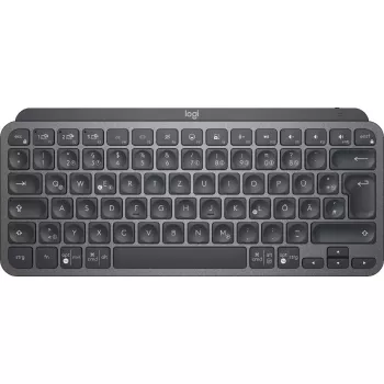 LOGITECH tastiera wireless illuminata minimalista - MX KEYS MINI - Graphite - Qwertz tedesca