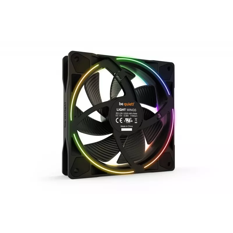 be quiet Light Wings ventola 120 mm ARGB PWM nera