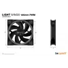 be quiet Light Wings ventola 120 mm ARGB PWM nera