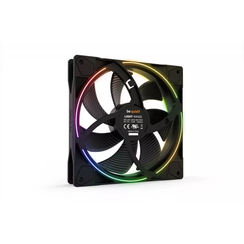 be quiet! Light Wings ventola 140 mm ARGB PWM nera