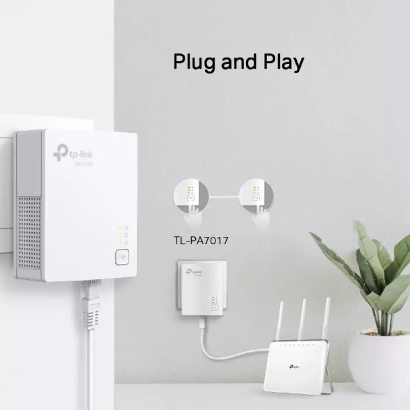 TP-Link TL-PA7019 KIT 1000 Mbit/s Ethernet LAN bianco