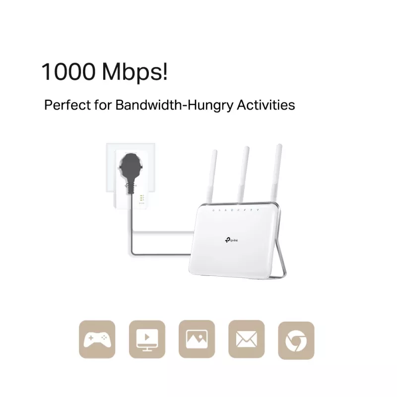 TP-Link TL-PA7019P KIT 1000 Mbit/s Ethernet LAN bianco 2 pezzi