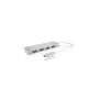 ICY BOX IB-HUB1425-C3 USB 3.2 Gen 1 (3.1 Gen 1) Type-C 5000 Mbit/s argento