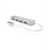 ICY BOX IB-HUB1425-C3 USB 3.2 Gen 1 (3.1 Gen 1) Type-C 5000 Mbit/s argento
