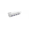 ICY BOX IB-HUB1425-C3 USB 3.2 Gen 1 (3.1 Gen 1) Type-C 5000 Mbit/s argento
