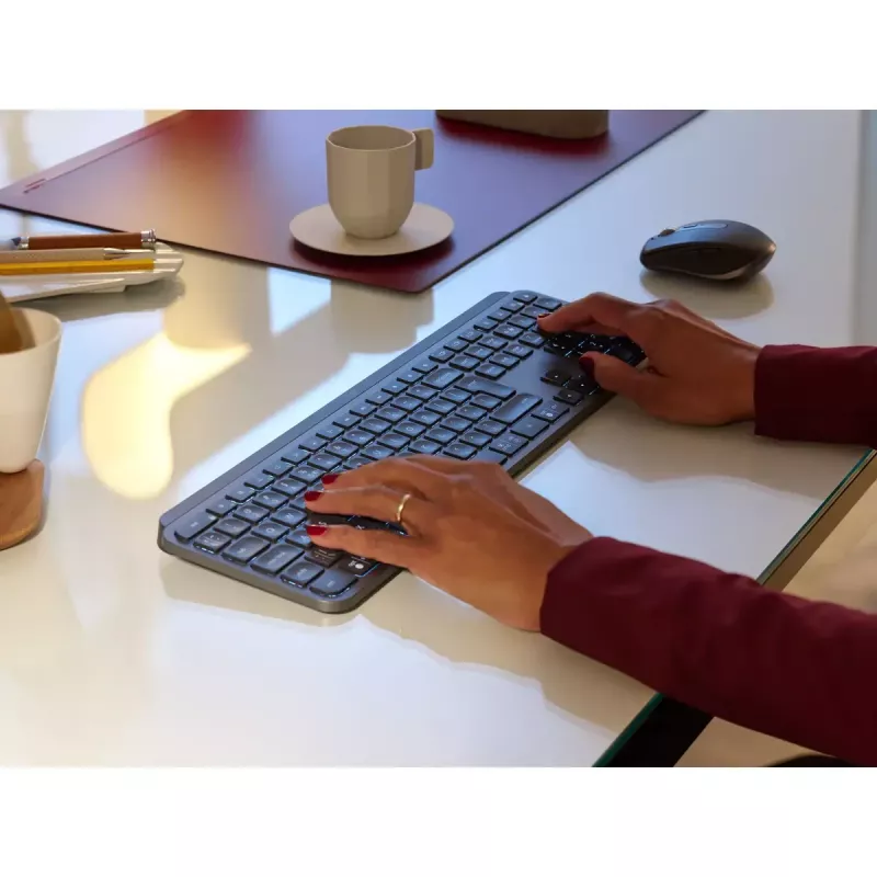 LOGITECH MX Keys For Business - Graphite - tedesco Qwertz