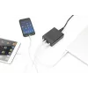 DIGITUS caricabatterie USB a 4 porte, 72 W 1x USB-C (PD) 5,9,15,20 V/3 A, 3x USB-A 5 V/2,4 A, nero