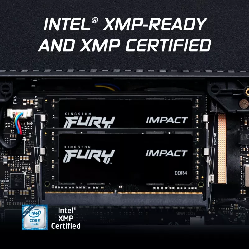 Kingston Technology FURY 32GB 3200MT/s DDR4 CL20 SODIMM (kit da 2) Impact