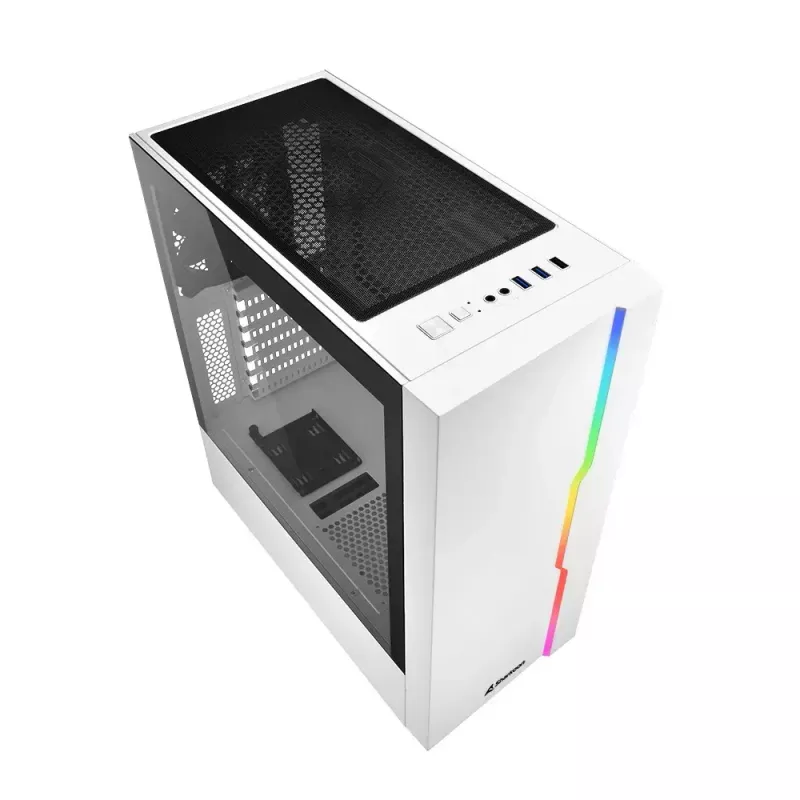 Case PC Sharkoon RGB Slider Midi Tower bianco
