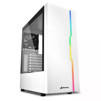 Case PC Sharkoon RGB Slider Midi Tower bianco