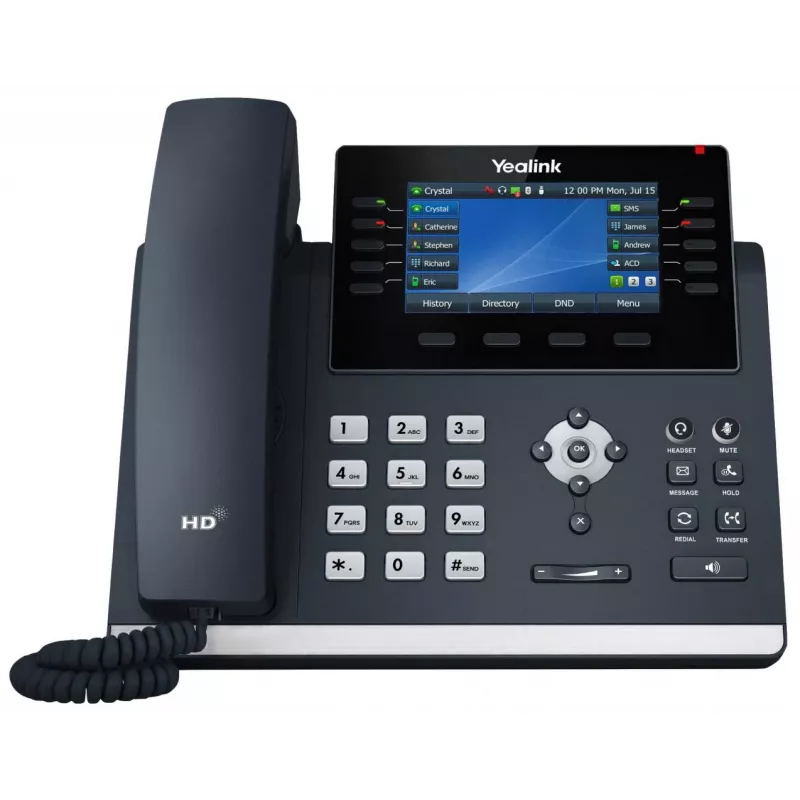 Telefono IP Yealink SIP-T46U grigio LCD Wi-Fi