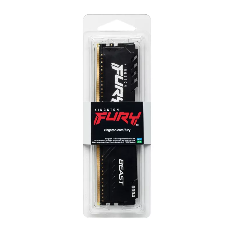 Kingston Technology FURY Beast 8GB 3600MT/s DDR4 CL17 DIMM nero