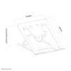 Supporto per laptop Neomounts NSLS085 nero 10-17