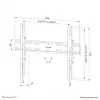 Supporto a parete per TV Neomounts WL30S-850BL16 42-86