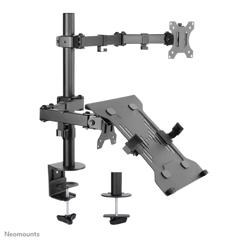 Braccio per monitor Neomounts FPMA-D550NOTEBOOK con supporto per laptop 10-32 inch