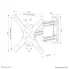 Neomounts WL40S-850BL14 Supporto a parete per TV 40-65 pollici - completamente orientabile - installazione rapida