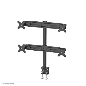 Neomounts FPMA-D700D4 Supporto monitor 19-30 pollici, morsetto da tavolo, 8 kg, 48,3 cm (19 pollici), 76,2 cm (30 pollici), 100 x 100 mm, nero