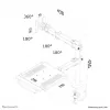 Neomounts FPMA-D960NOTEBOOK Supporto monitor con supporto per laptop 10-27 pollici
