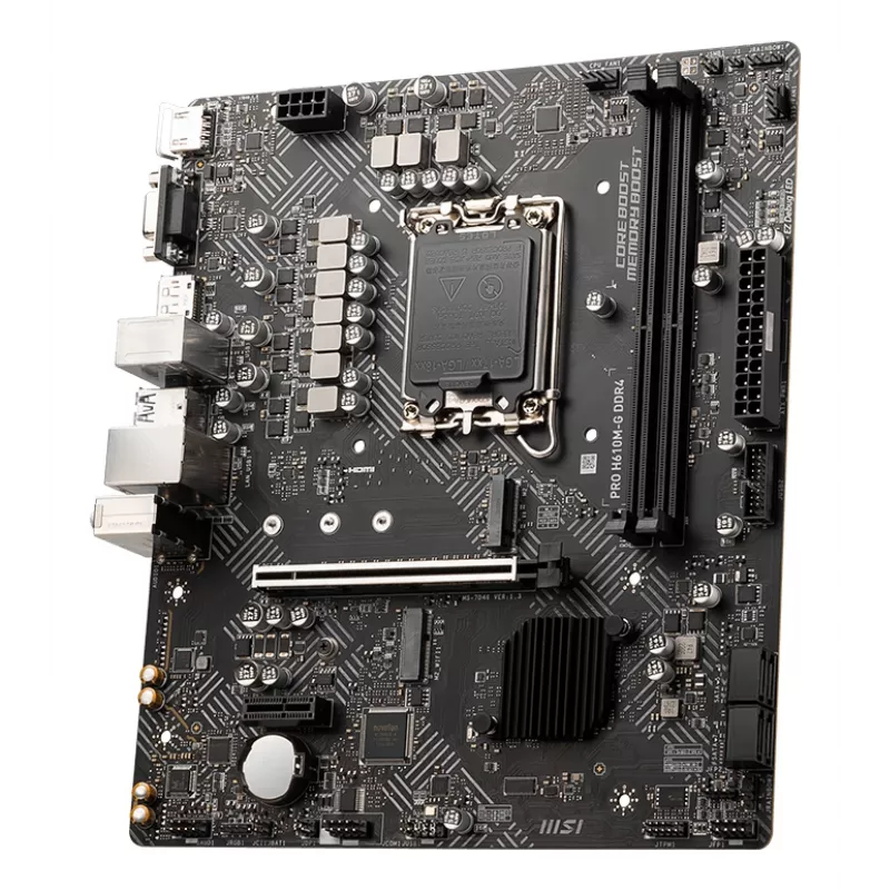MSI PRO H610M-G DDR4 Scheda madre Intel H610 LGA 1700 micro ATX