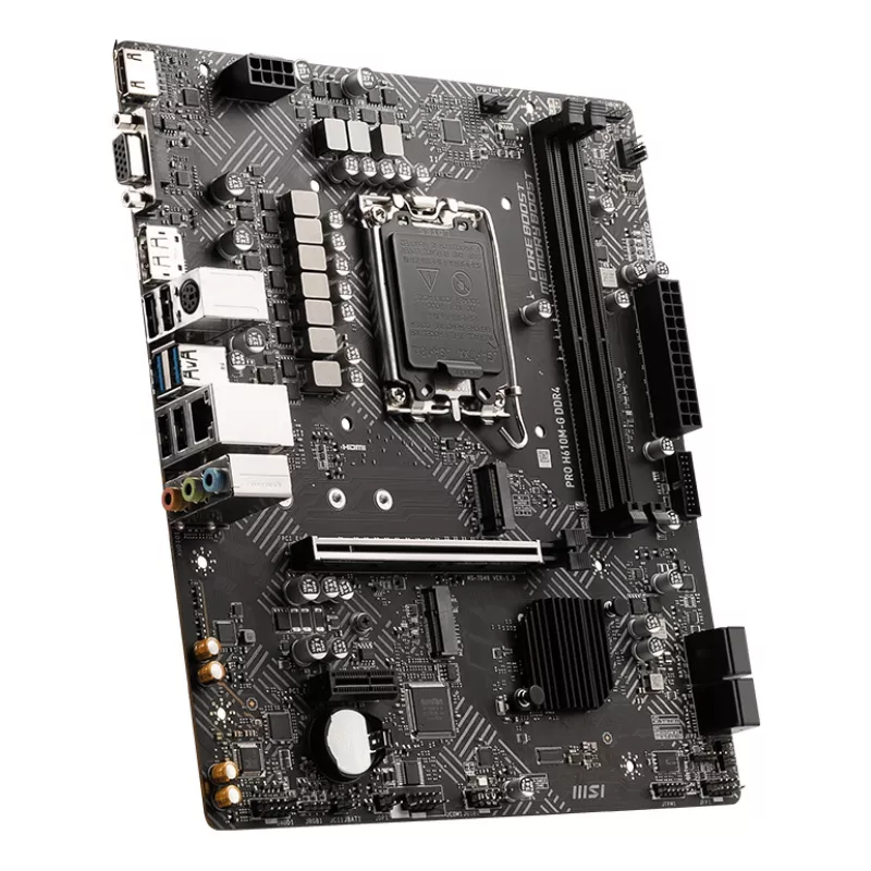 MSI PRO H610M-G DDR4 Scheda madre Intel H610 LGA 1700 micro ATX