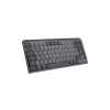 LOGITECH Mx Mechanical Mini Tastiera wireless illuminata minimalista - grafite Tactile Quiet Qwertz tedesco