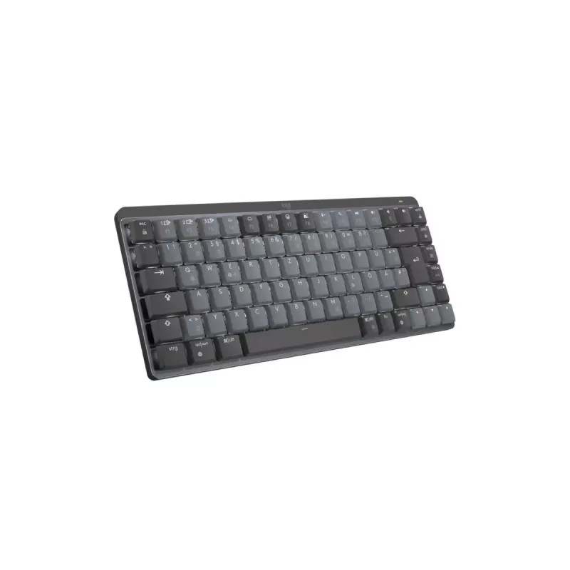 LOGITECH Mx Mechanical Mini Tastiera wireless illuminata minimalista - grafite Tactile Quiet Qwertz tedesco