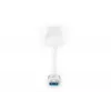 DIGITUS Hub USB 3.0 a 3 porte e adattatore Gigabit LAN 3xUSB A/F, 1xUSB A/M, 1xRJ45 LAN Supporta Windows e Mac OS