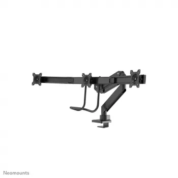 Neomounts NM-D775DX3 nero braccio monitor 17-27 pollici - gas spring - Topfix - stop 180°