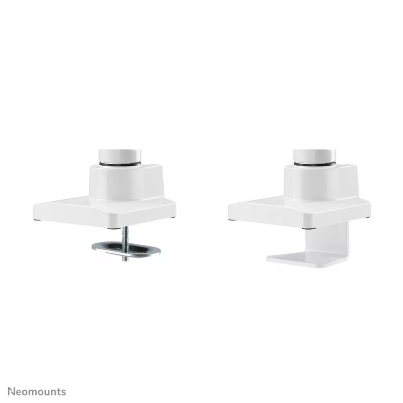 Neomounts NM-D775WHITEPLUS braccio monitor 10-49 pollici - gas spring - Topfix - stop 180°