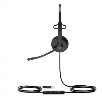 Yealink UH34 Mono Teams cuffia, con filo, ufficio/call center, 20 - 20000 Hz, 88 g, cuffia, nero