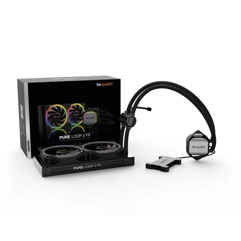 be quiet Pure Loop 2 FX 240mm dissipatore liquido all-in-one per processore 12 cm nero 1 pz.