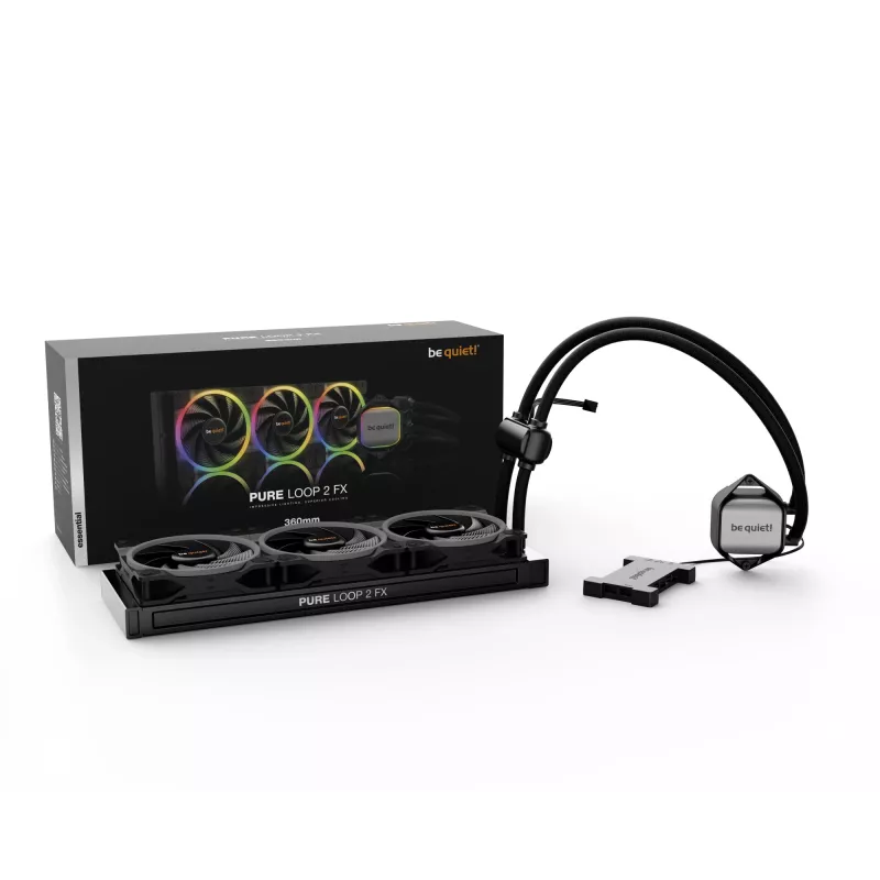 be quiet Pure Loop 2 FX 360mm dissipatore liquido all-in-one per processore 12 cm nero 1 pz.