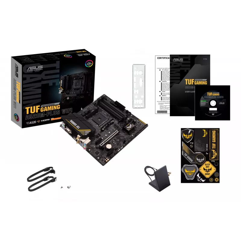 ASUS TUF GAMING A520M-PLUS WIFI AMD A520 socket AM4 micro ATX