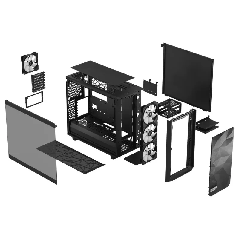 FRACTAL DESIGN Meshify 2 Lite RGB nero TG Light Tint