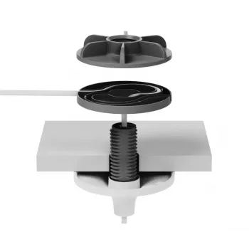 Supporto sospeso Logitech Mic Pod Pendant Mount, larghezza 145 mm, altezza 56 mm