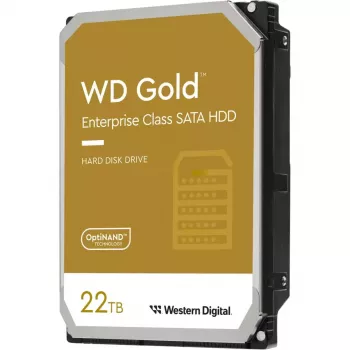 WESTERN DIGITAL disco rigido - WD Gold WD221KRYZ - 22 TB - SATA 6 Gb/s - 3,5 pollici - 7200 giri/min - 512 MB buffer