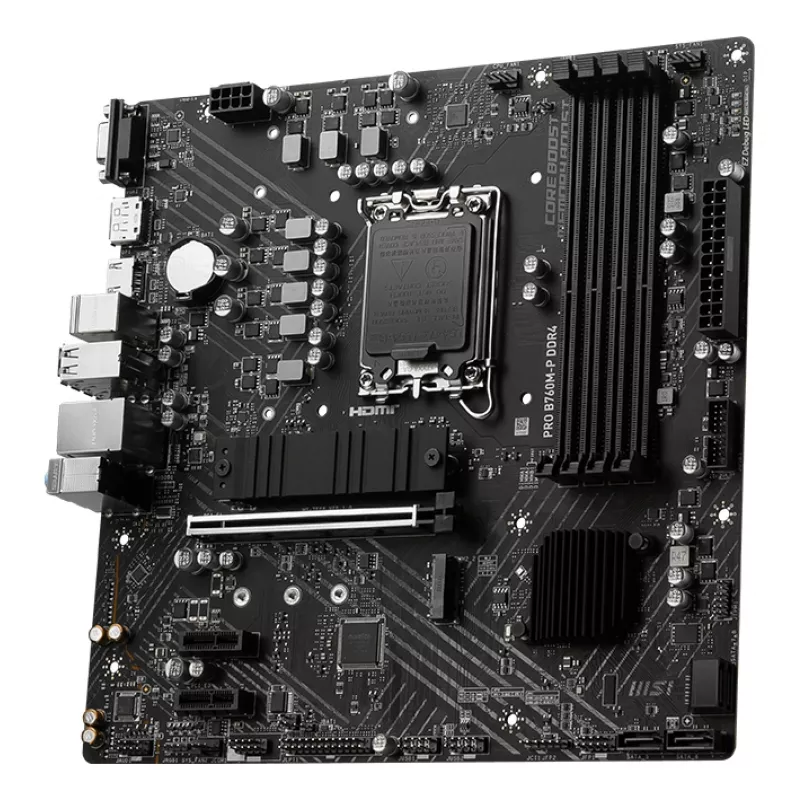 Scheda madre MSI PRO B760M-P DDR4 Intel B760 LGA 1700 micro ATX