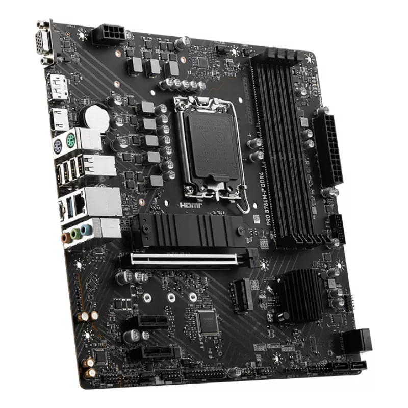 Scheda madre MSI PRO B760M-P DDR4 Intel B760 LGA 1700 micro ATX