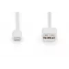 Cavo dati e ricarica DIGITUS USB-A a Lightning MFI C89, 2 m, bianco, 5 V, 2,4 A