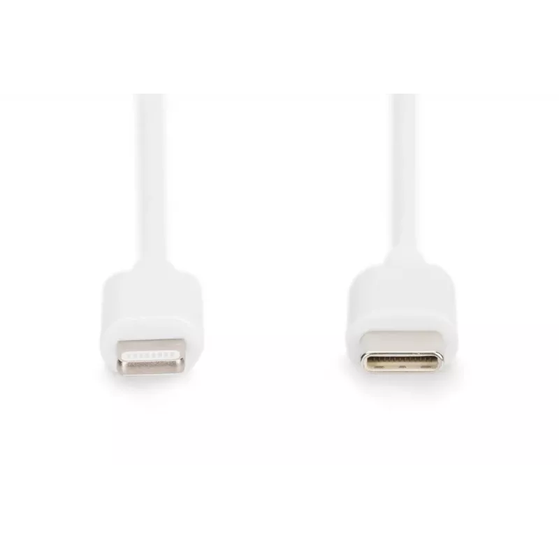 DIGITUS DB-600109-020-W cavo da USB-C a Lightning, certificato MFi, Power Delivery 2.0, 2 m, bianco