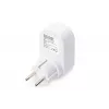 Alimentatore DIGITUS con 2 porte USB 250V, 50 Hz, USB: 5V, 2,1A, bianco / grigio