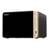 QNAP TS-664 NAS Tower Intel® Celeron® N5095 8 GB DDR4 0 TB QNAP QTS nero, bronzo