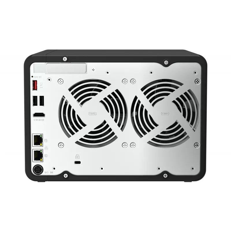 QNAP TS-664 NAS Tower Intel® Celeron® N5095 8 GB DDR4 0 TB QNAP QTS nero, bronzo