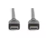 DIGITUS cavo di collegamento HDMI Ultra High Speed, tipo A M/M, 3 m con Ethernet, UHD 8K 60p, nero