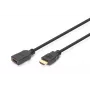 DIGITUS cavo prolunga HDMI High Speed, tipo A M/F, 3 m con Ethernet, Ultra HD 24p, oro nero