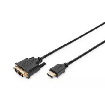 DIGITUS cavo adattatore HDMI, Type A-DVI(18+1) M/M, 3m Full HD nero