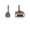 DIGITUS cavo adattatore HDMI, tipo A-DVI(18+1) M/M, 3m Full HD nero