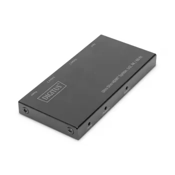 DIGITUS splitter HDMI ultra sottile, 1x2, 4K/60Hz HDR, HDCP 2.2, 18 Gbps, alimentazione Micro-USB