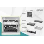 DIGITUS bundle di rete 10in – armadio 6U, ripiano grigio, PDU, switch 8 porte, patch panel CAT6